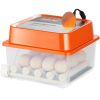 VEVOR Egg Incubator, Incubators for Hatching Eggs, Automatic Egg Turner with with Temperature and Humidity Control, 12 Eggs Poultry Hatcher with ABS T