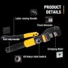 10T Hydraulic Crimping Tool 12-2/0 AWG Battery Cable Crimping Tool 0.43 inch Stroke Hydraulic Lug Crimper Electrical Terminal Crimper with 9 Pairs of