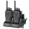 Baofeng BF-88A 5W FRS Frequency Handheld Walkie Talkie Black (2pcs/Pair)