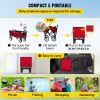 VEVOR Wagon Cart, Collapsible Folding Cart with 176lbs Load, Outdoor Utility Garden Cart, Adjustable Handle, Portable Foldable Wagons with Wheels for