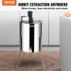 VEVOR Electric Honey Extractor, 4/8 Frames Honey Spinner Extractor, Stainless Steel Beekeeping Extraction, Apiary Centrifuge Equipment with Height Adj