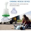 2 Set Choking Emergency Device Rescue Device; Portable Choking First Aid Choking Device First Aid Kit CPR Training Facial Cover Shield for Children an