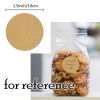 500 Pcs Kraft Paper Blank Round Stickers Baked Goods Jam Jar Stickers Canning Lid Labels, 1 Roll