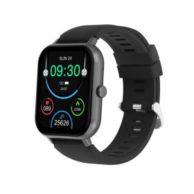 Smart Watch (Answer/Make Call); 1.83'' Full Touch Screen Smartwatch With BT Call; 100+ Sport Modes; Ai Control; Built-in Games; Heart Rate Sleep Monit (Color: Black)