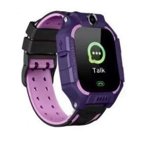 Children's Positioning Waterproof Telephone Smart Watch (Color: Purple life waterproof)