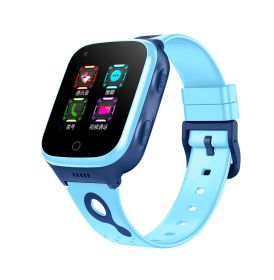 Children's Positioning Waterproof Telephone Smart Watch (Color: 4G Blue)