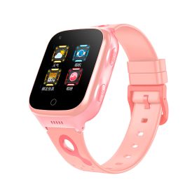 Children's Positioning Waterproof Telephone Smart Watch (Color: 4G Pink)