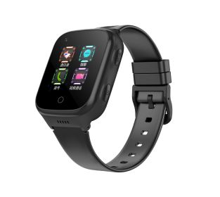 Children's Positioning Waterproof Telephone Smart Watch (Color: 4G Black)