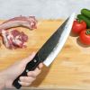 Meat Cleaver Knife-Japanese Butcher Knife Meat Cutting-Professional Chef Knife High Carbon Stainless Steel With Ergonomic Handle- Ultra Sharp Kitchen