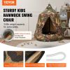 VEVOR Hanging Tree Tent, 330 LBS Capacity Hanging Tent Swing for Indoor and Outdoor Hammock Sensory Swing Chair w/LED Lights String, Inflatable Base,